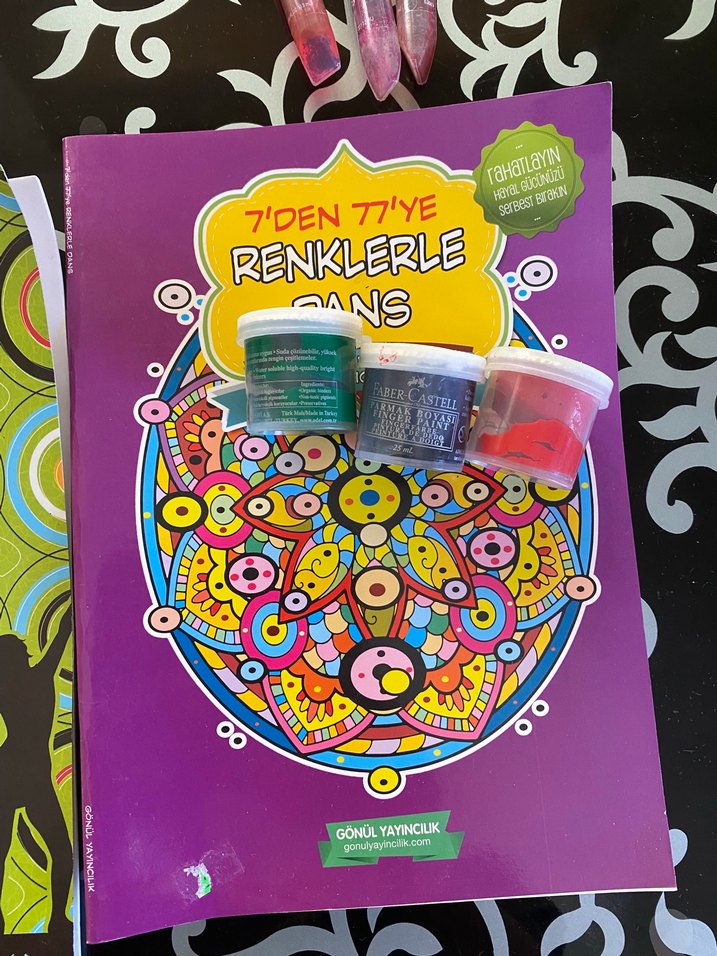 7'den 77'ye Renklerle Dans Çocuk Boyama Kitabı(toplu satış) - Görsel 3