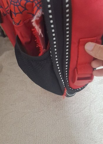 Renkli Örümcek Adam Temalı Çocuk Okul Çantası - Görsel 7