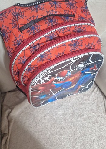 Renkli Örümcek Adam Temalı Çocuk Okul Çantası - Görsel 5