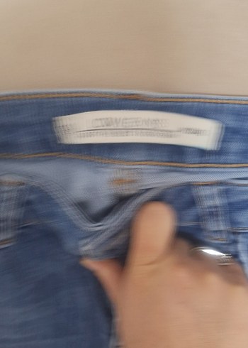 Mavi Kadın Slim Fit Midi Boy Denim Jean - Görsel 3