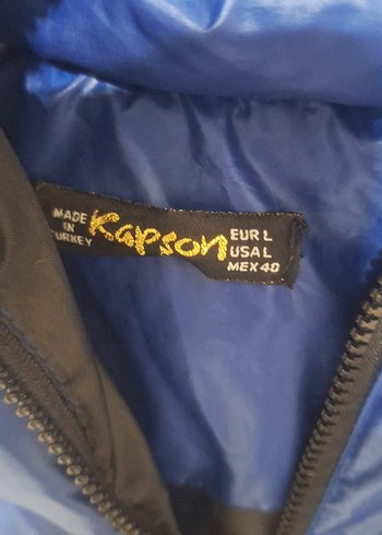 Uzun Lacivert Kadın Şişme Yelek - Görsel 2