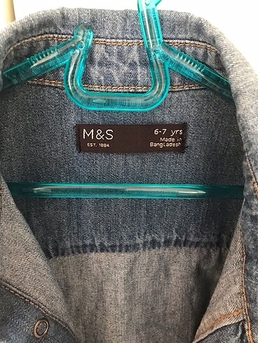 Marks & Spencer M&S 6-7 yaş kot gömlek
