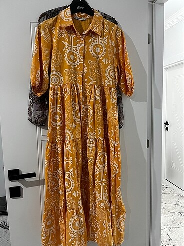 Poplin elbise