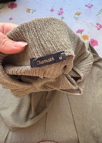 Keten Drapeli Uzun Kadın Etek - Görsel 2