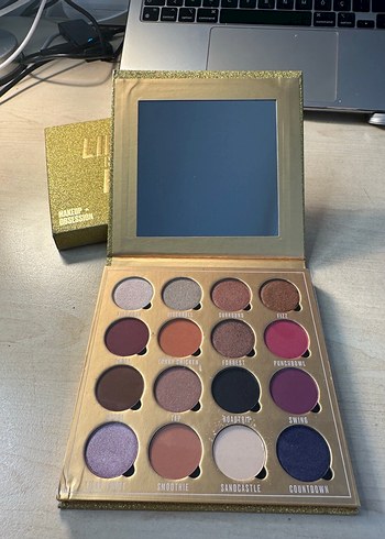 Altın Parlak Göz Farı Paleti - Görsel 5