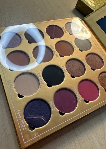 Altın Parlak Göz Farı Paleti - Görsel 7