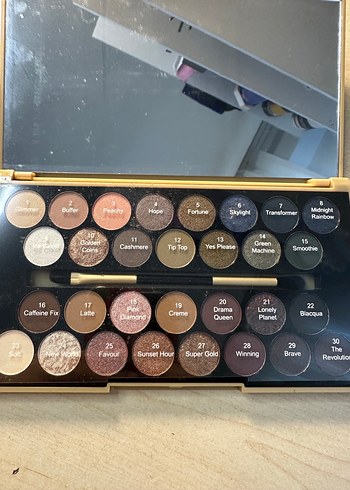 Makeup Revolution Altın Parlak Far Paleti - Görsel 4