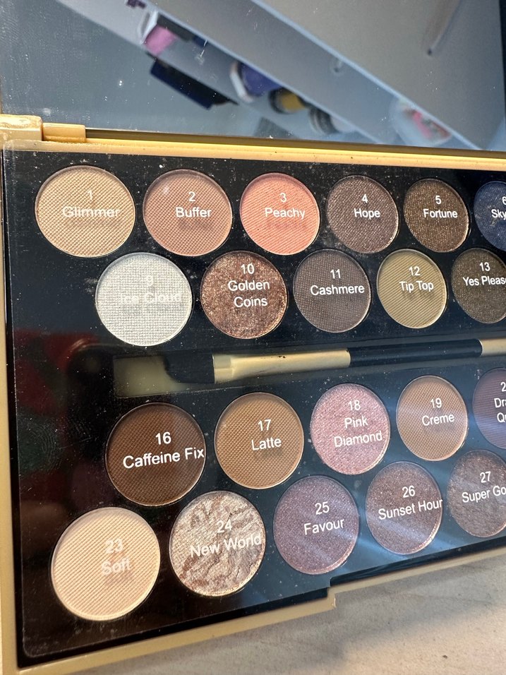 Makeup Revolution Altın Parlak Far Paleti - Görsel 5