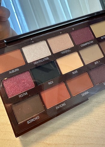 Bordo Tonlarda Cranberries and Chocolate Far Paleti - Görsel 4