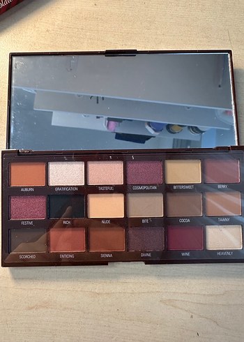 Bordo Tonlarda Cranberries and Chocolate Far Paleti - Görsel 6