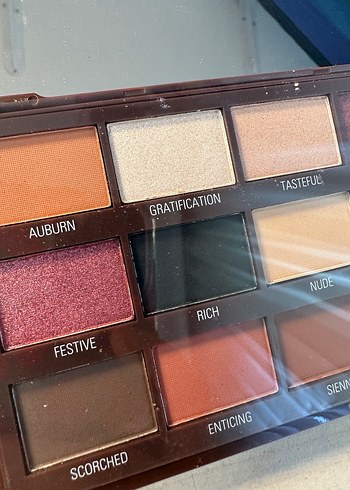 Bordo Tonlarda Cranberries and Chocolate Far Paleti - Görsel 7