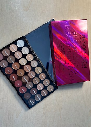 Revolution Parlak Kırmızı Göz Farı Paleti - Görsel 6