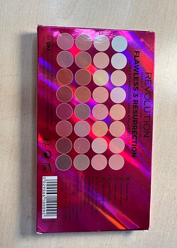 Revolution Parlak Kırmızı Göz Farı Paleti - Görsel 3