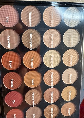 Revolution Parlak Kırmızı Göz Farı Paleti - Görsel 8