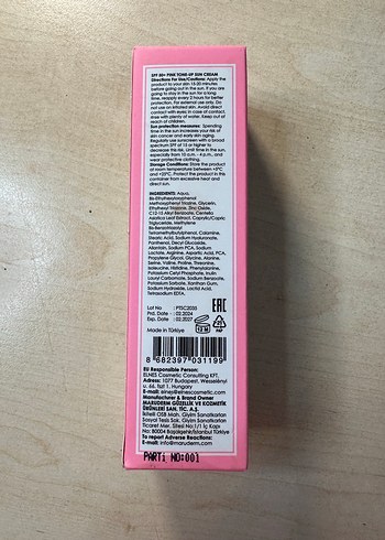 Maru-Derm SPF50+ Pembe Tonlu Güneş Kremi 50 ml - Görsel 3