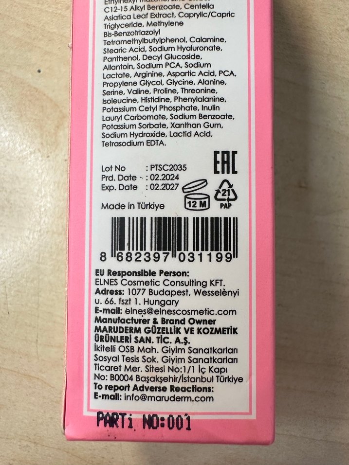 Maru-Derm SPF50+ Pembe Tonlu Güneş Kremi 50 ml - Görsel 4