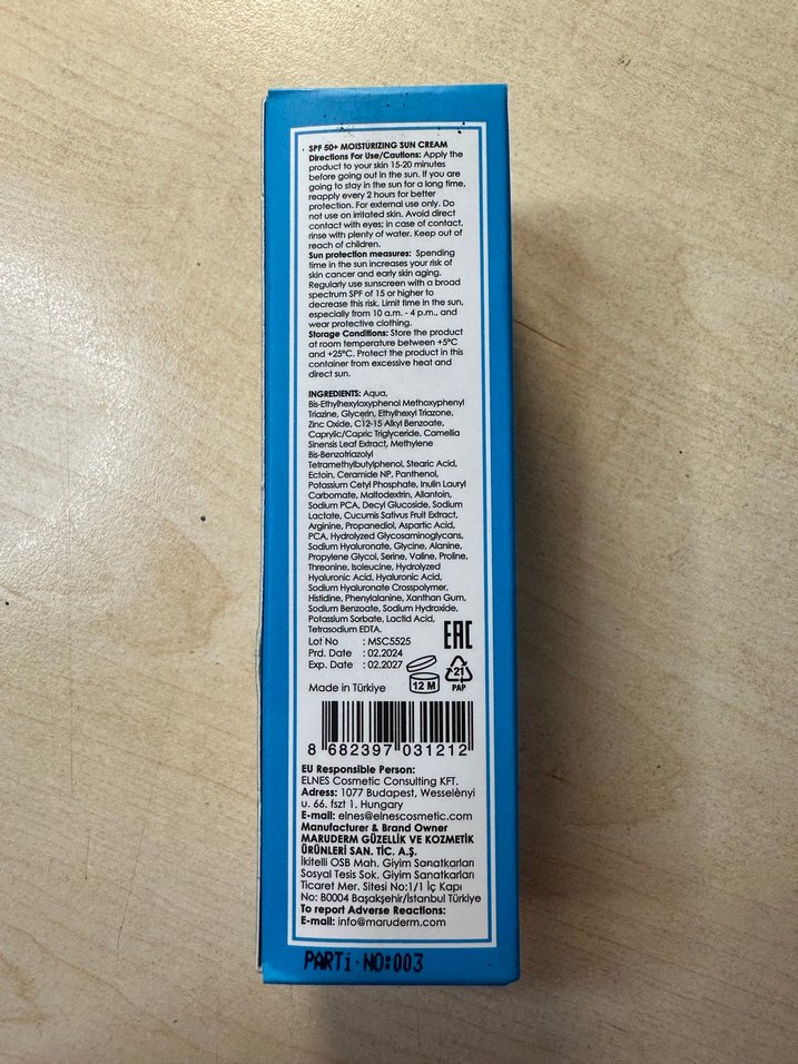 Maru-Derm SPF 50+ Nemlendirici Güneş Kremi - Görsel 2