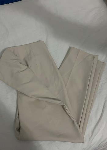 Bej Kadın Kumaş Pantolon - Görsel 2