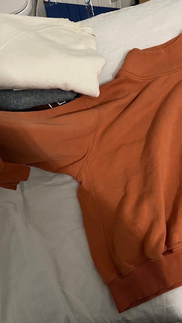 Kadın Kahverengi Yüksek Yaka Sweatshirt - Görsel 2