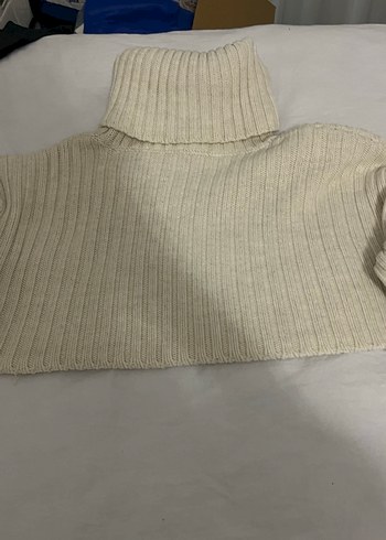 Bej Triko Balıkçı Yaka Kadın Kazak - Görsel 2