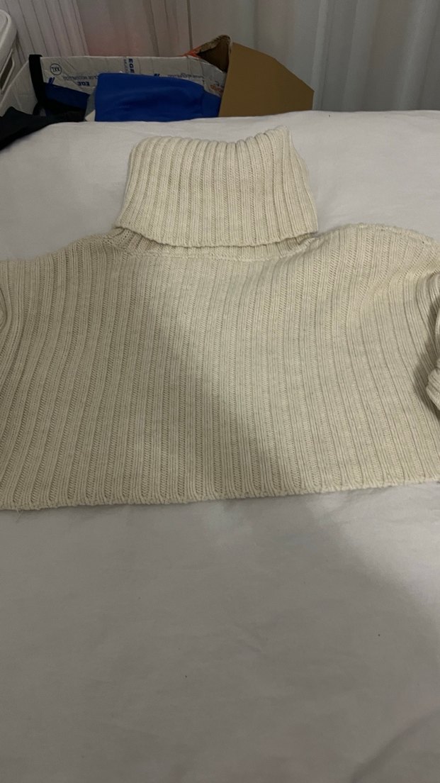 Bej Triko Balıkçı Yaka Kadın Kazak - Görsel 2