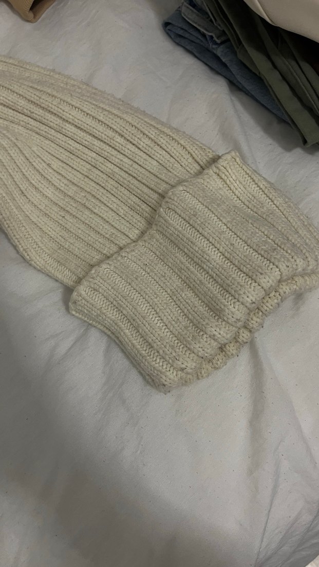 Bej Triko Balıkçı Yaka Kadın Kazak - Görsel 3