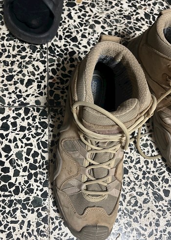 Bej Kamuflaj Desenli Bağcıklı Erkek Bot - Görsel 3