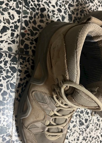 Bej Kamuflaj Desenli Bağcıklı Erkek Bot - Görsel 4