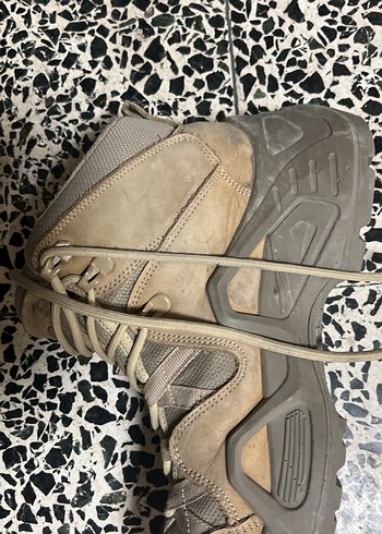 Bej Kamuflaj Desenli Bağcıklı Erkek Bot - Görsel 5