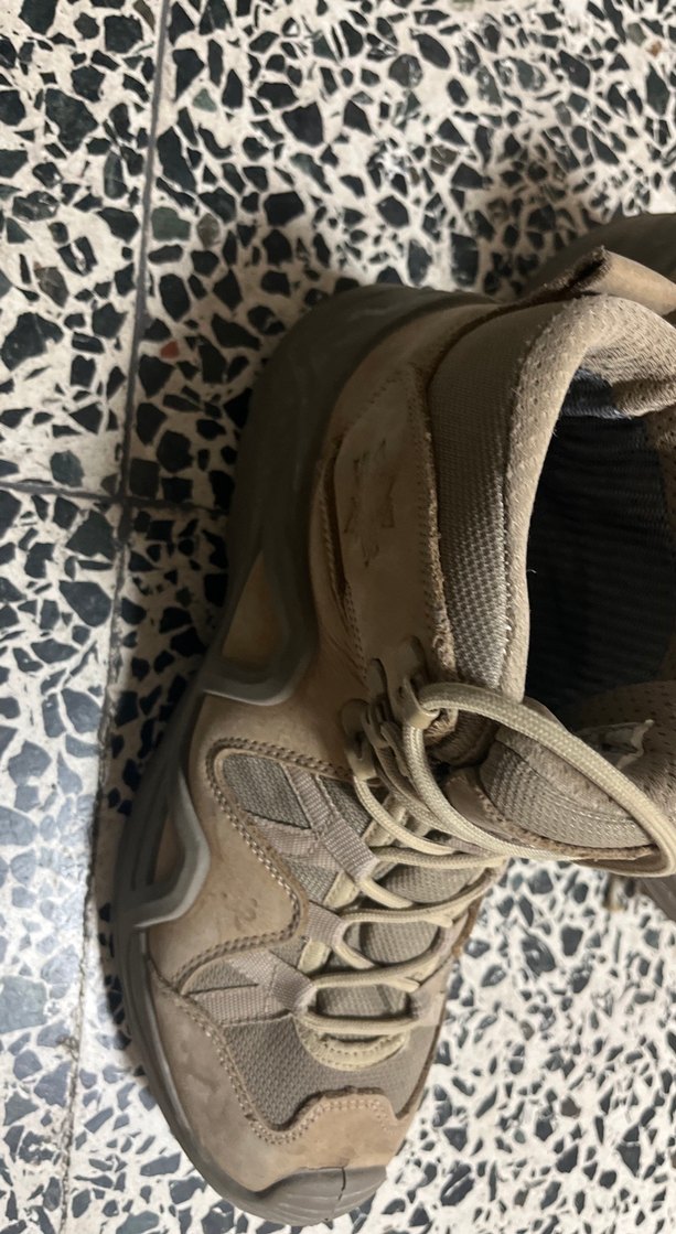 Bej Kamuflaj Desenli Bağcıklı Erkek Bot - Görsel 4
