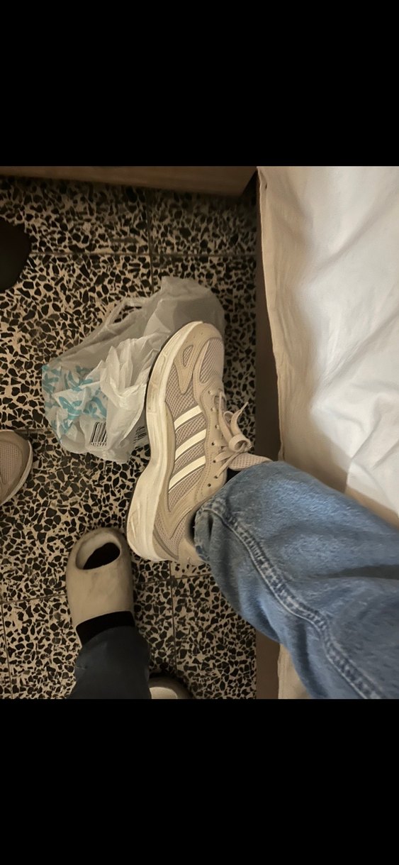 Beyaz Bağcıklı ERKEK Spor Ayakkabısı - Görsel 3