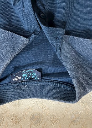 Düğmeli Mavi Erkek Polo Tişört - Görsel 3