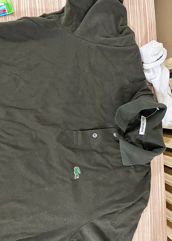 Erkek Yeşil Düğmeli Polo Tişört - Görsel 2