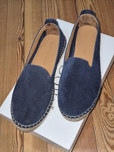 38 Beden Yargıcı süet espadril ayakkabı