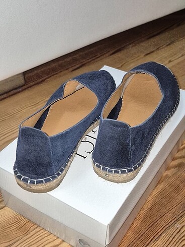 Yargıcı süet espadril ayakkabı - Görsel 5