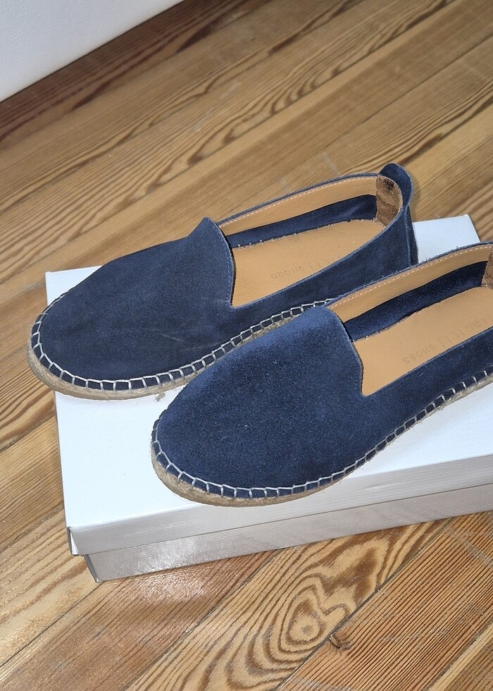 Yargıcı süet espadril ayakkabı - Görsel 2