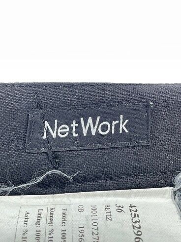 36 Beden siyah Renk Network Midi Etek %70 İndirimli.