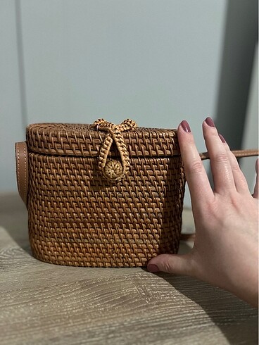 Beden Mango rattan çanta