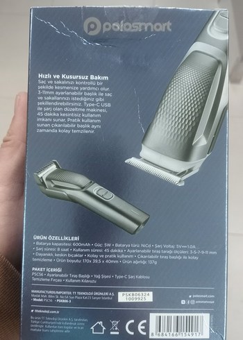 Diğer Polosmart Saç Sakal kesme Makinesi