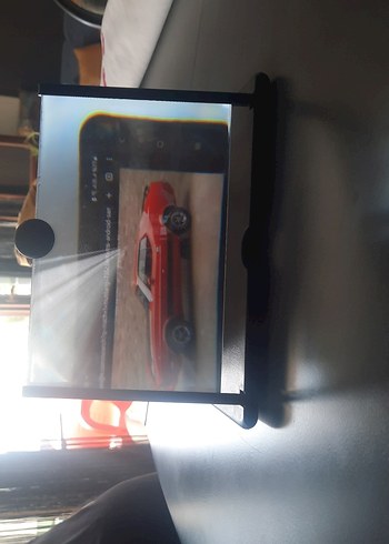 Siyah Cep Telefonu Ekran Büyüteci - Görsel 2