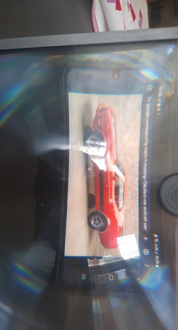 Siyah Cep Telefonu Ekran Büyüteci - Görsel 4