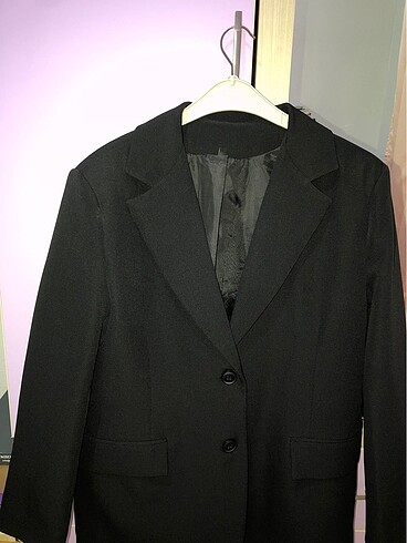 36 Beden siyah Renk TRENDYOLMİLLA Extra Oversize Blazer Ceket