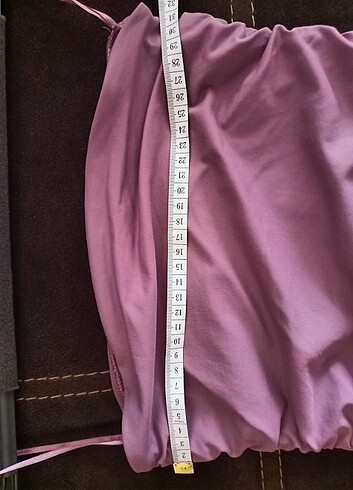 s Beden Pull & Bear lila straplez elbise