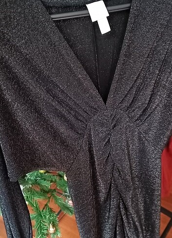 xs Beden siyah Renk H&M MARKA GECE ELBİSESİ