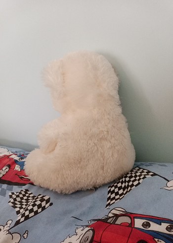 Pembe Kalpli Peluş Ayıcık Oyuncak - Görsel 3