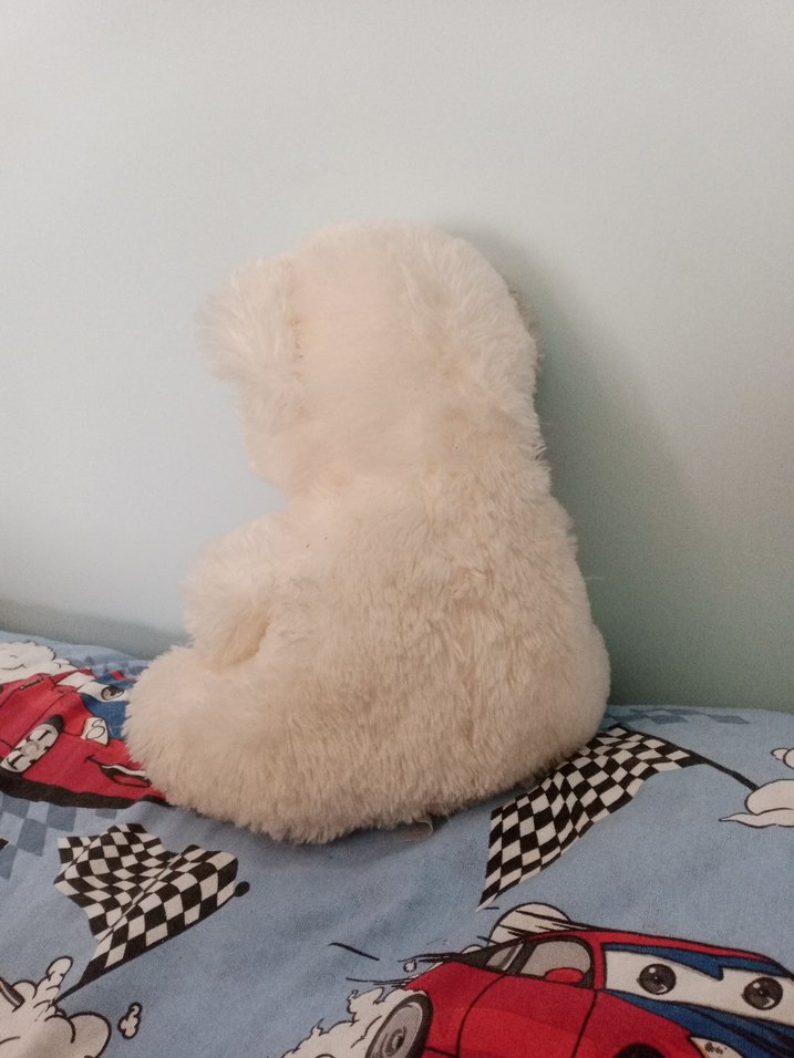 Pembe Kalpli Peluş Ayıcık Oyuncak - Görsel 3