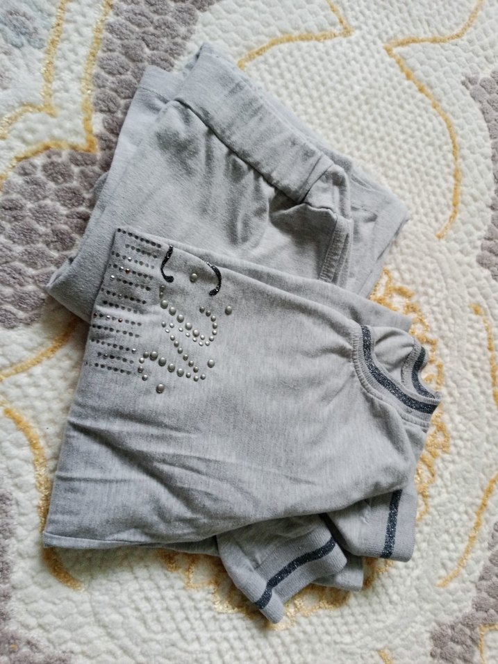 Gri pijama takımı - Görsel 4