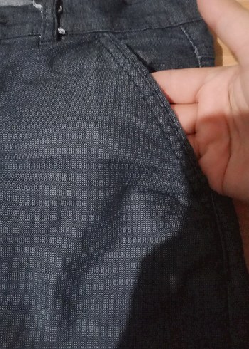 Erkek Lacivert Regular Fit Denim Pantolon - Görsel 5