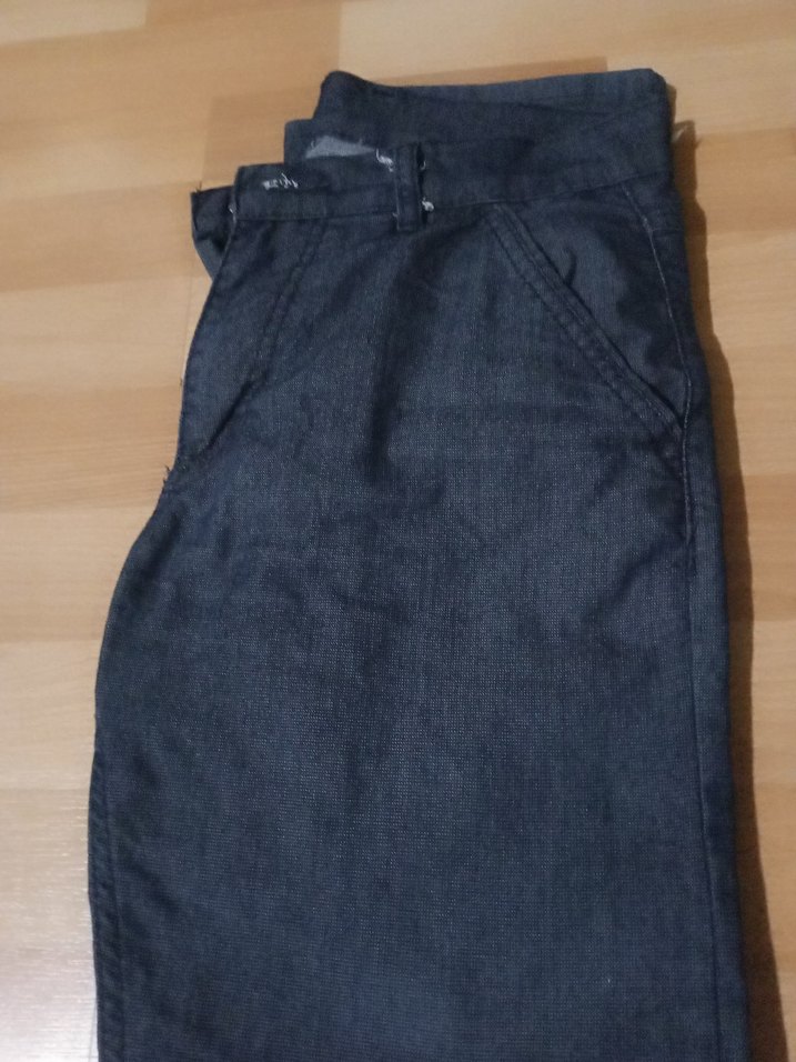 Erkek Lacivert Regular Fit Denim Pantolon - Görsel 4