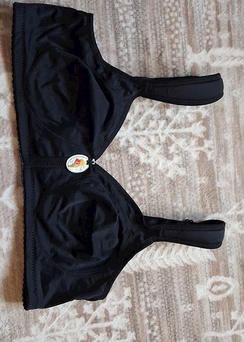 Siyah Midi Street Wear Spor Sütyeni - Görsel 2